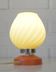 Vintage orange table lamp retro bedside light 1970's  MCM desk lamp
