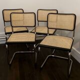 Cesca B32 vintage chair by Marcel Breuer - black - Made in Italy