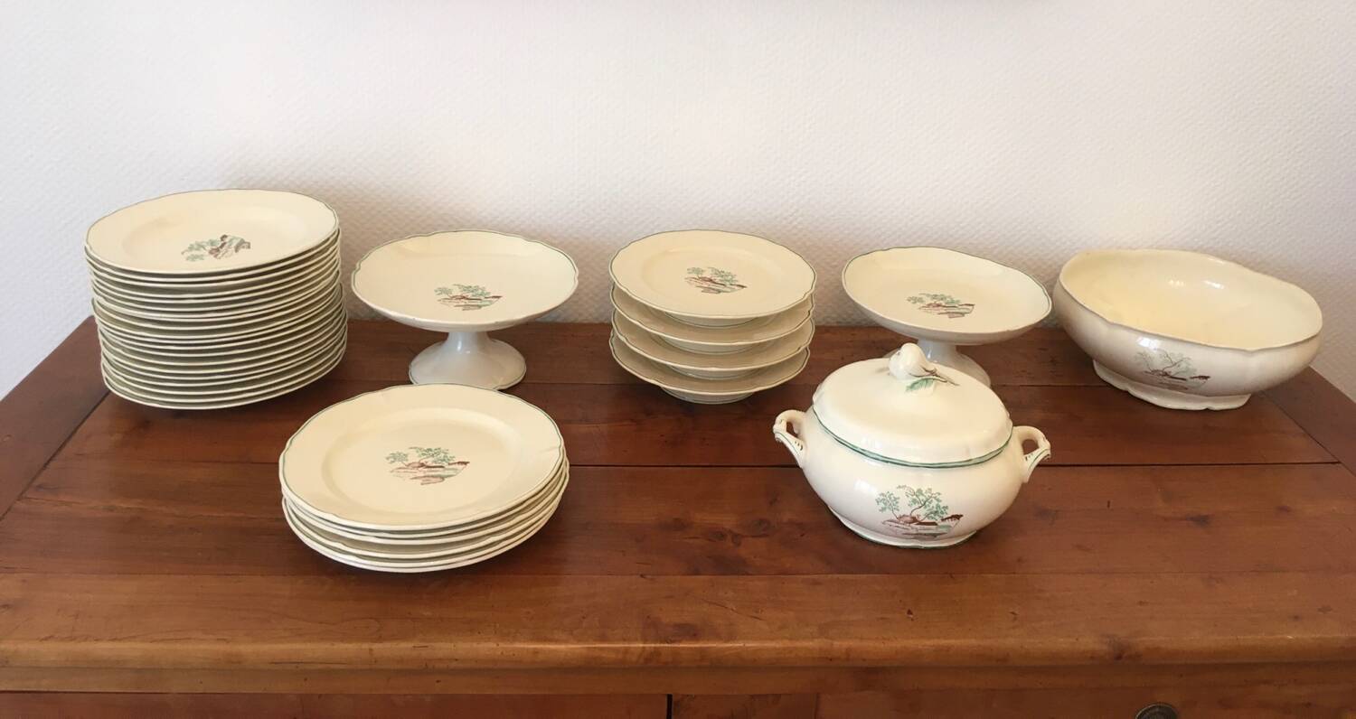 Old Luce Paris earthenware service