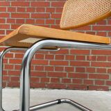 Cesca design chair b32 model in chrome