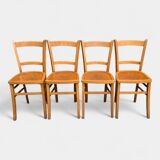 4 vintage Luterma bistro chairs 1940
