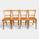 4 chaises bistrot vintage Luterma 1940
