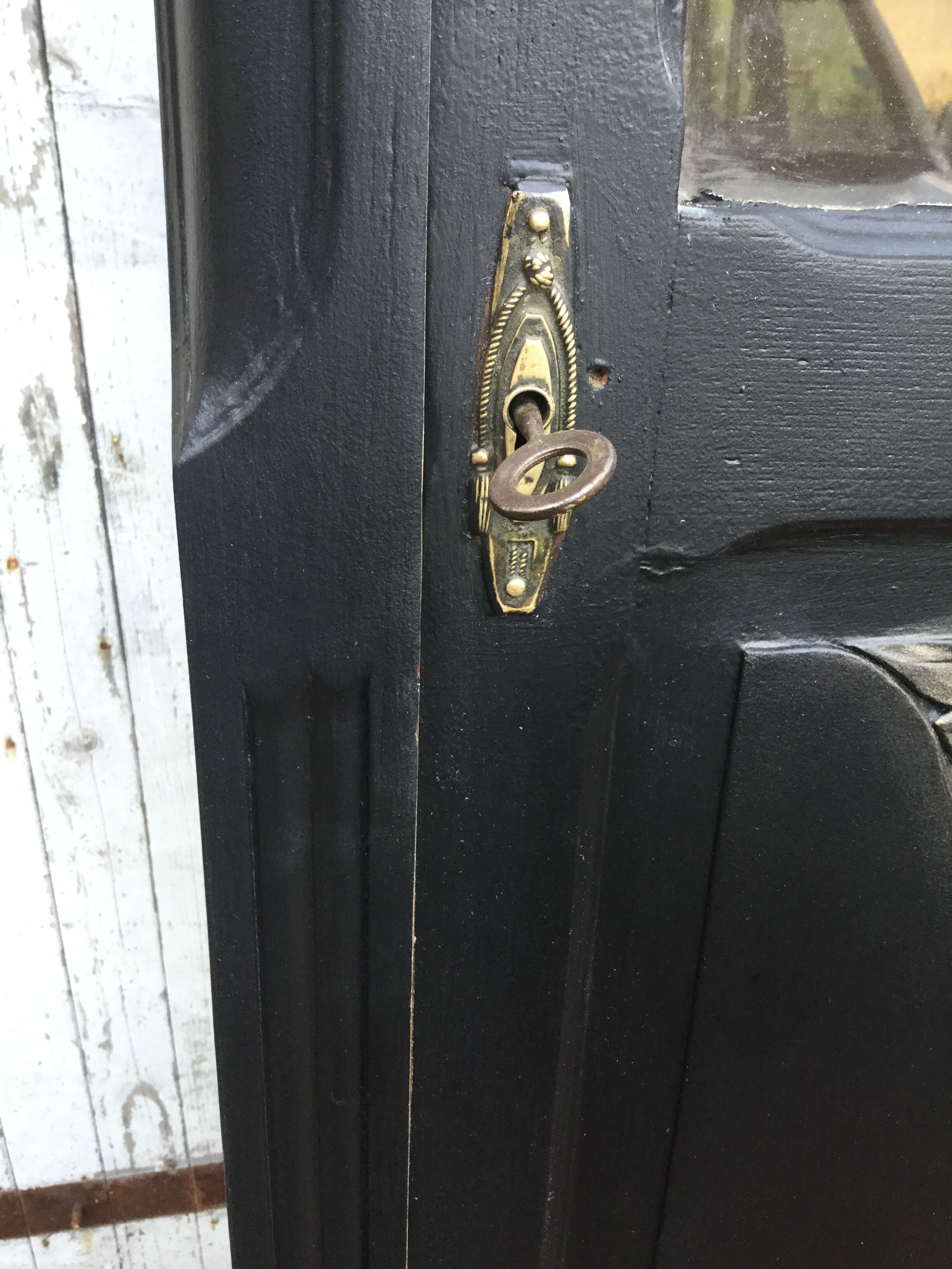 Wardrobe renovated with its key