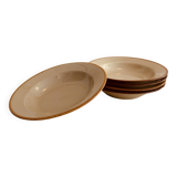 Ensemble d'assiettes vintage en céramique