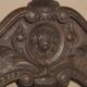 Pair of antique Savonarole armchairs in Renaissance style.