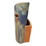 Large , ceramic , floor vase .