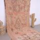 Pink Vintage Moroccan Rug 180 x 344 cm - Berber Wool Rug - Handmade Rug