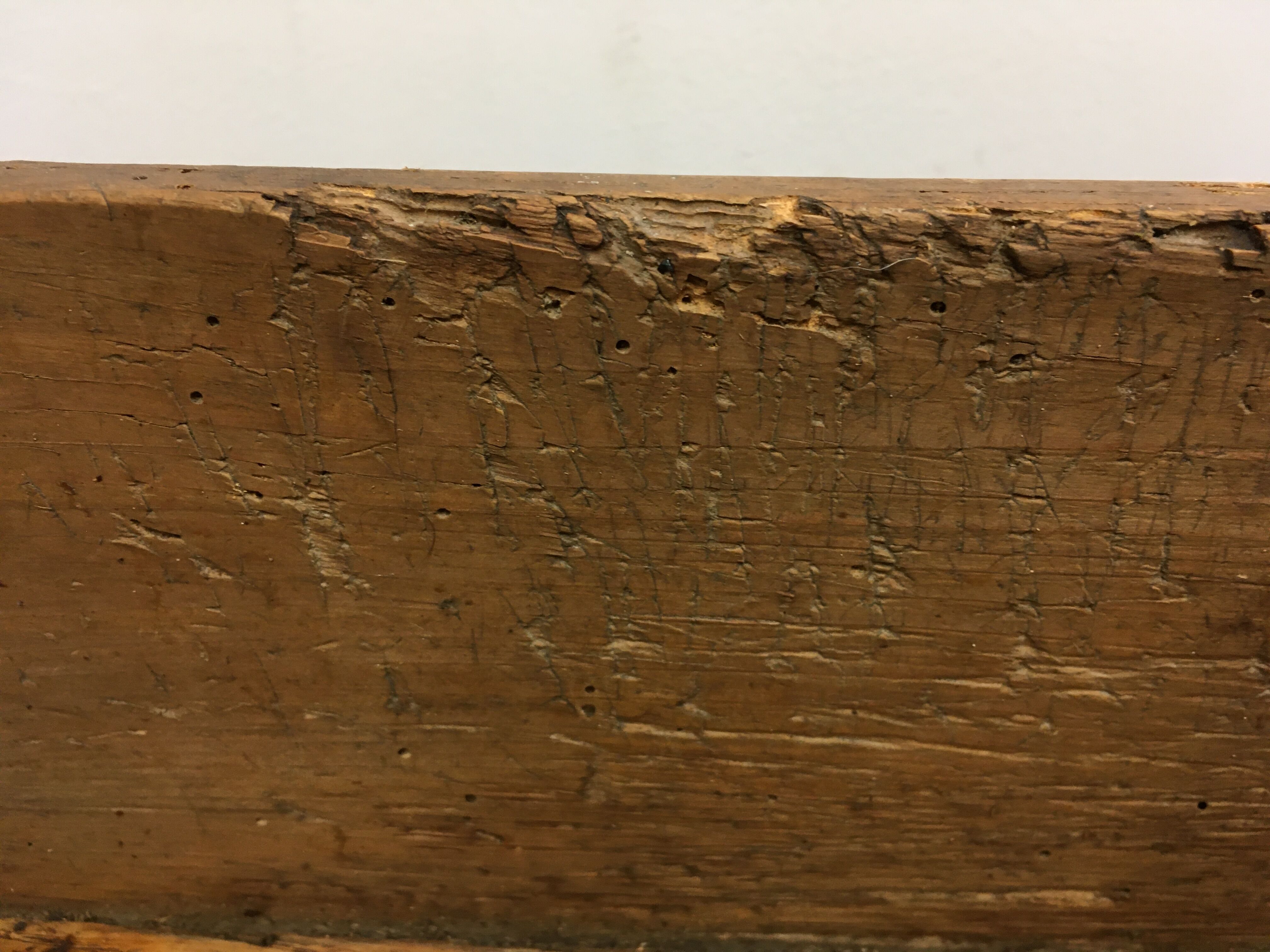 Butcher's log tray old grocery store