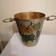 Seau a champagne en laiton vintage