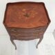 vintage louis XV style rose wooden table