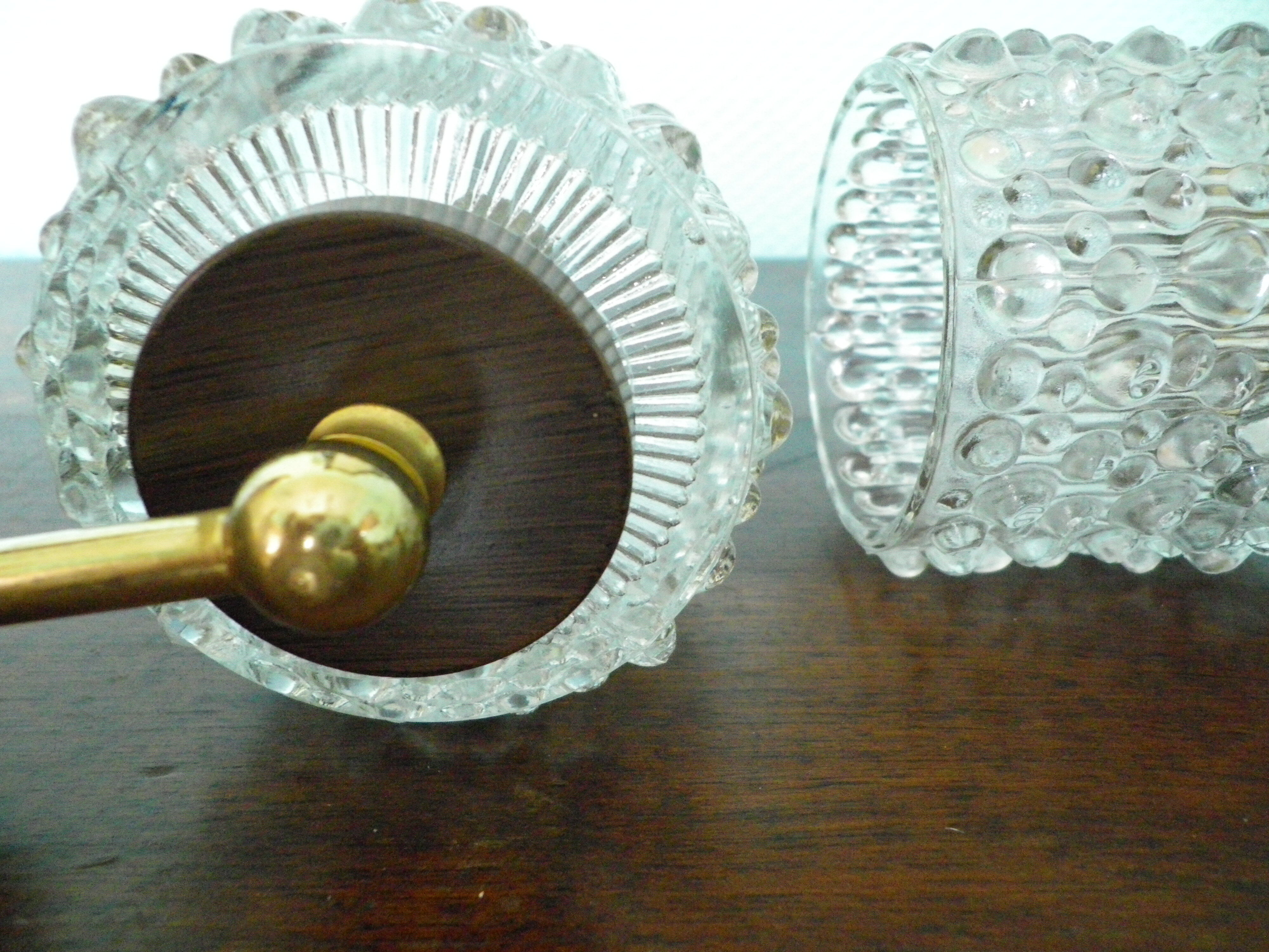 Pair of old sconces, brand Delmas
