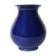 Vase en ceramique peint bleu