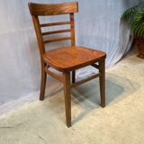 Set of 6 wooden bar chairs