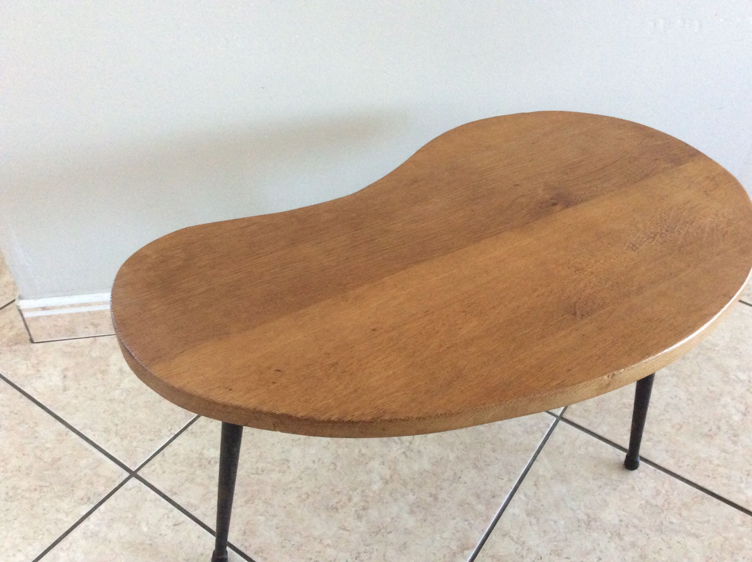 Vintage bean-shaped coffee table