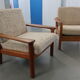 Pair of danish armchairs from the 60s in teak