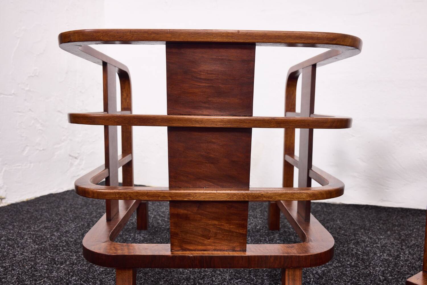 Lajos Kozma, importants fauteuils Art Déco de Budapest Werkstatte, années 1930