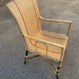 Wicker armchair