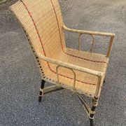 Fauteuil en osier