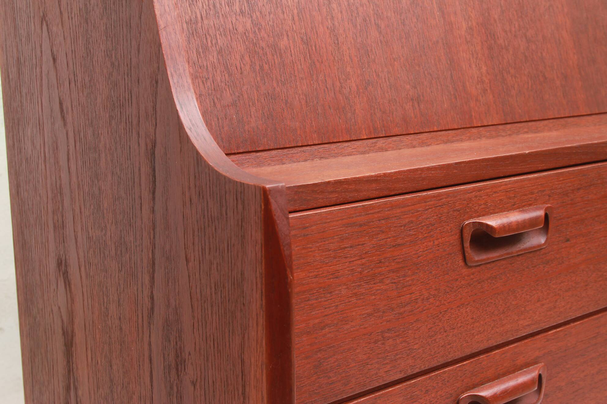1950s secretary desk in teak