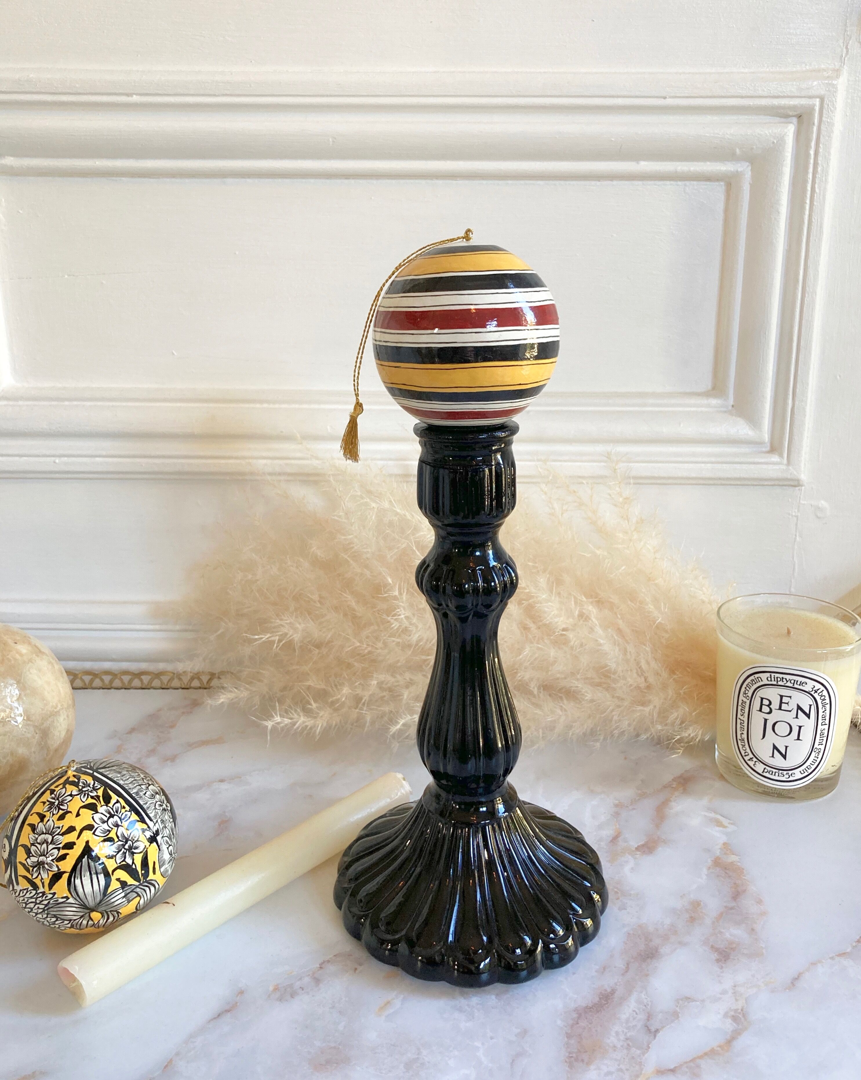 ceramic candle holder