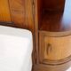 Mid-century meridian by Giuseppe Gibelli with bedside table.