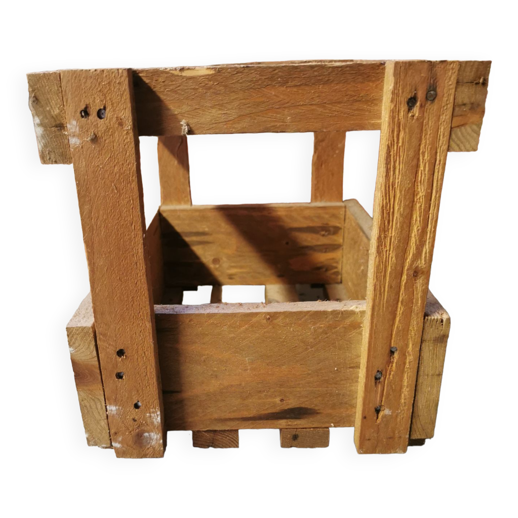 Wooden crate brasserie caulier
