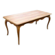 Louis XV style table, solid wood, in good condition.
