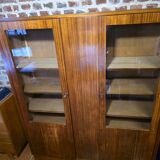 Art Deco mahogany library from the 1930s.
