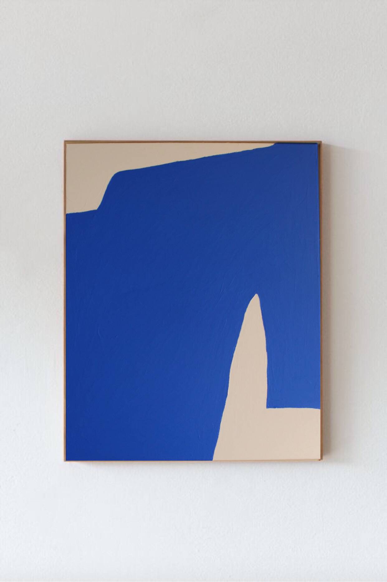 Contemporary abstract Blue Klein 1