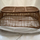 Alsatian wicker cradle