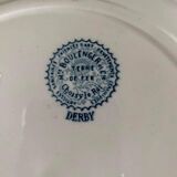 Plat ancien en faïence Terre de Fer Boulenger Choisy le Roi, Modèle Derby, numéroté en creux 2.