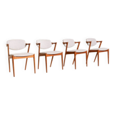 Set of 4 model “42” chairs by Kai Kristiansen for Schou Andersen
