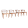 Set of 4 model “42” chairs by Kai Kristiansen for Schou Andersen