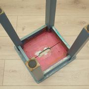 Tabouret en pin, design danois, années 1950, fabrication : Danemark