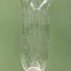 Baccarat crystal bamboo twist candle holder, signed.