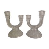 Cut crystal chandeliers