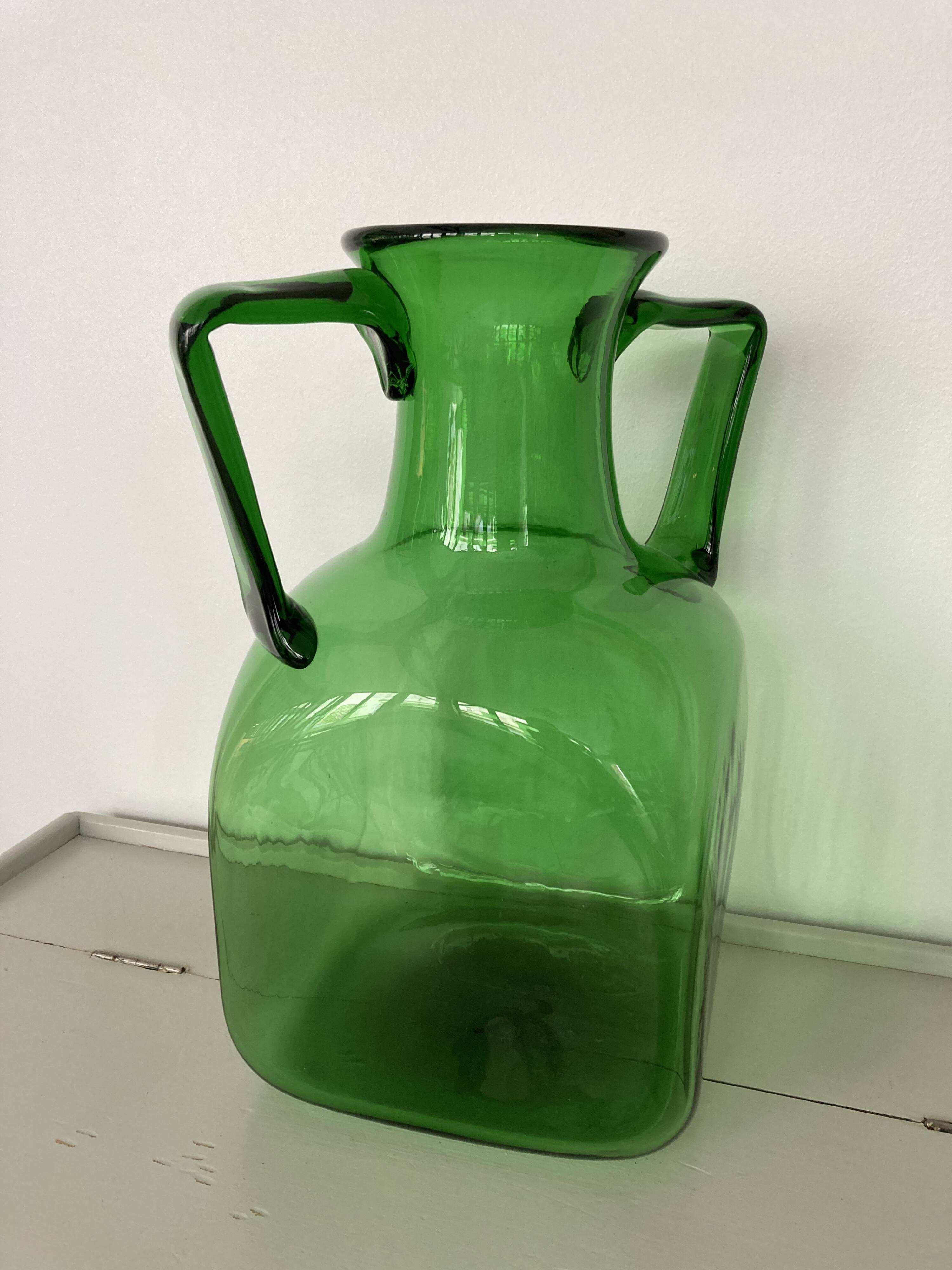 Blown Empoli XL amphora carboy