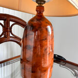 Brown ceramic lamp