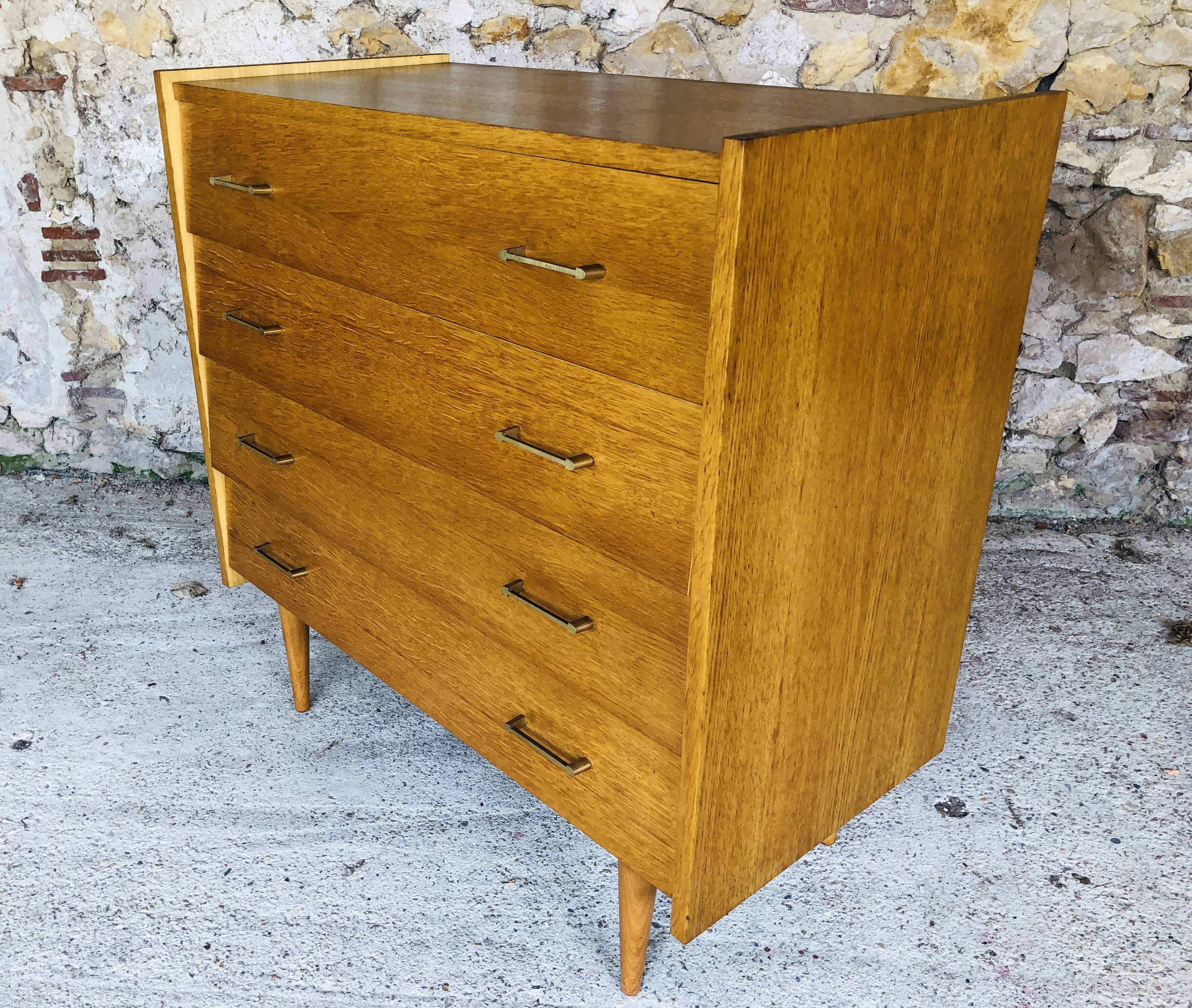 Vintage 4-drawer 60/70 drawers for Furniture de France