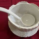 Barbotine Earthenware Shell Soup Tureen by Elpa Portugal, 1960s