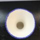 Vase quimper ceramics white vintage blue decor
