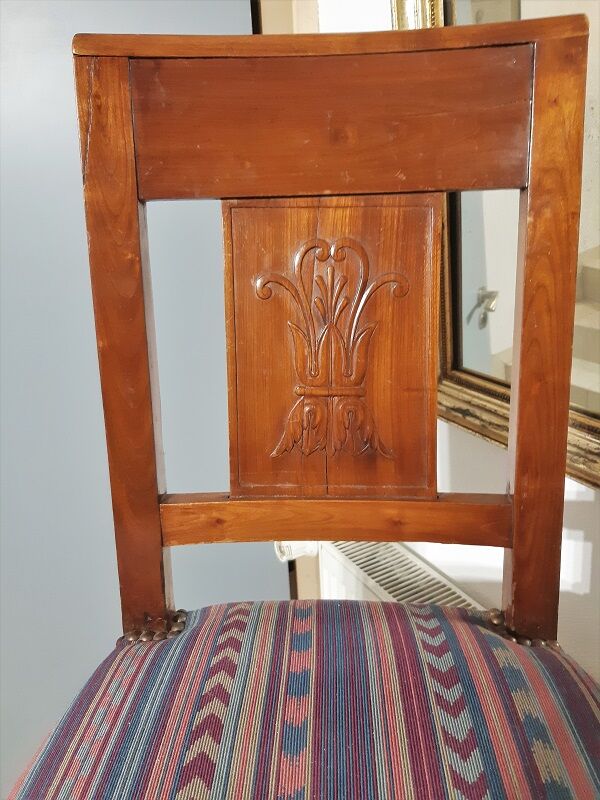 Mahogany chairs of Napoleon III style, set of 6, late nineteenth
