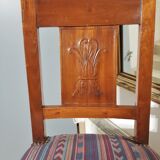 6 chaises en acajou de style Napoléon III