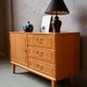 Small Scandinavian buffet from the 50s-60s in light oak.