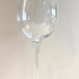 Large Tealight Candle Holder Vase on Stand Blown Crystal Glass Decorative Art