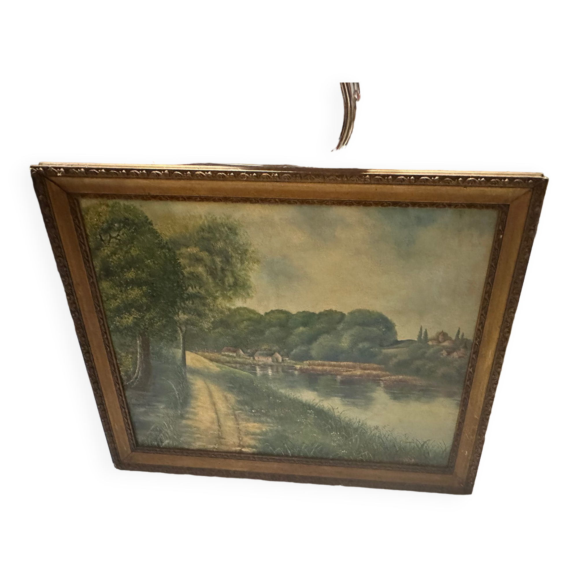 Huile sur panneau signé guitard