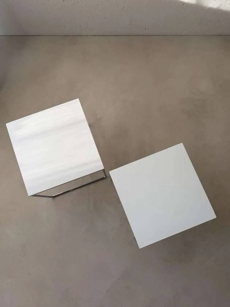 Brabantia side tables 1970s minimalist design