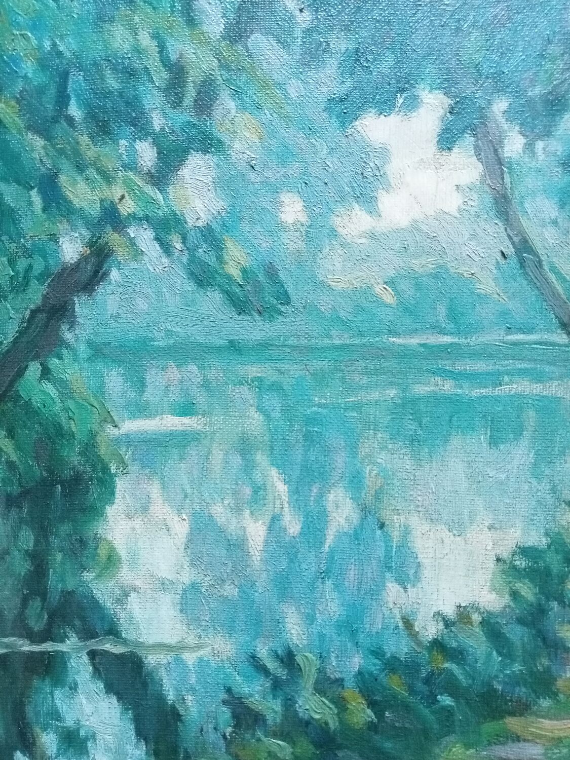 Landscape painting oil