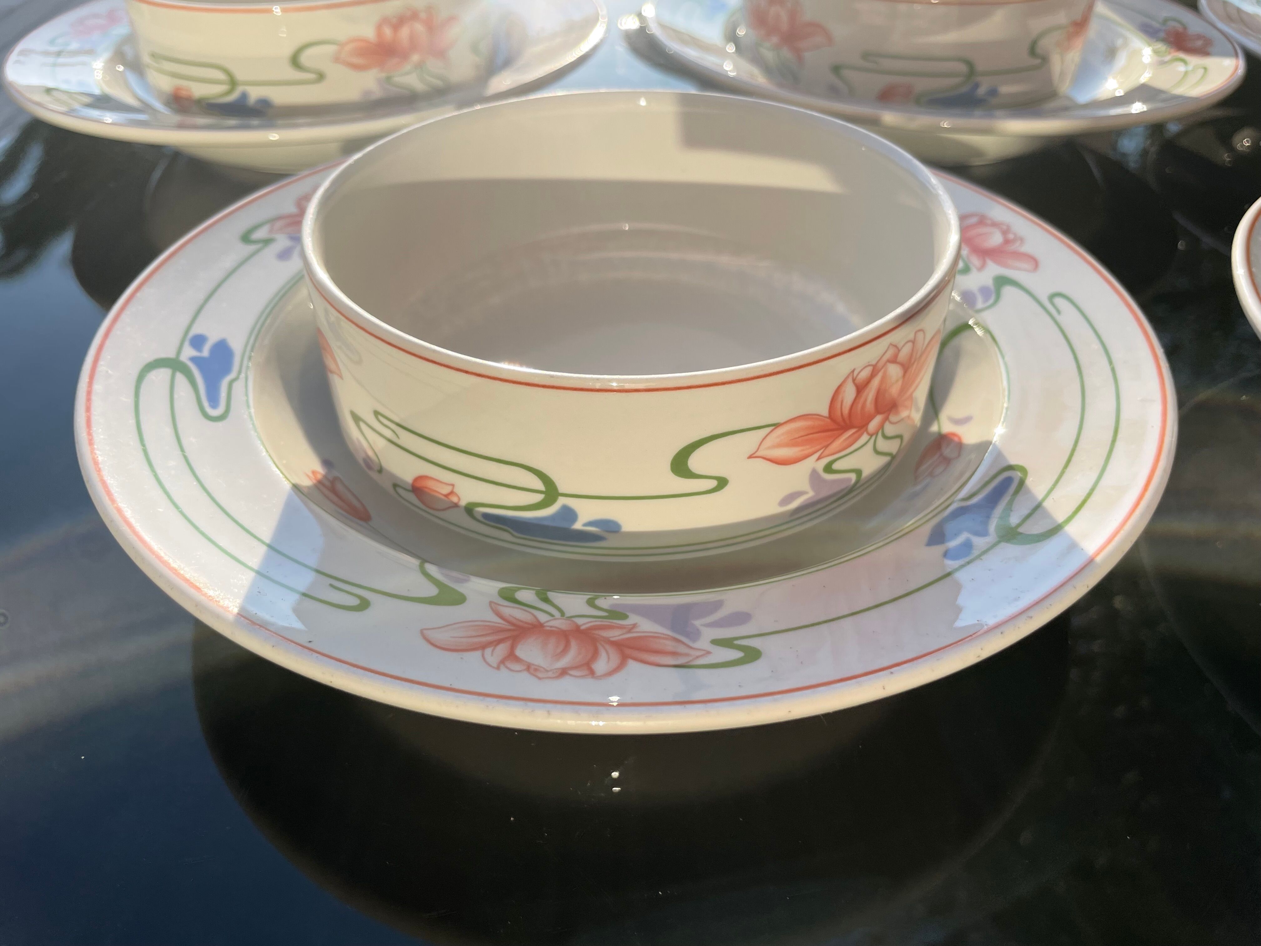 Set Hollow plates and ramekins Villeroy & Boch model FLORIDA