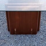 Scandinavian coffee table in teak and glass design Gustav Gaarde
